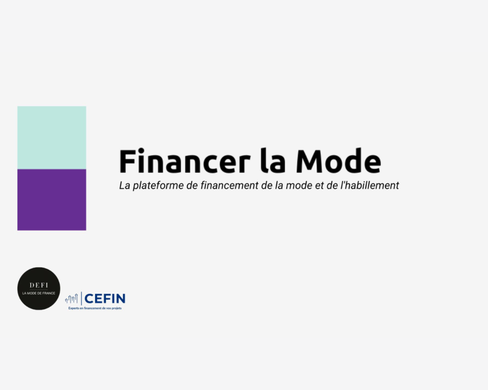 <h2>Le DEFI lance la plateforme Financer la mode©</h2>
