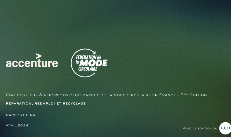 La FMC publie la 2e édition de l’étude sur le marché de la mode circulaire en France avec le soutien du DEFI