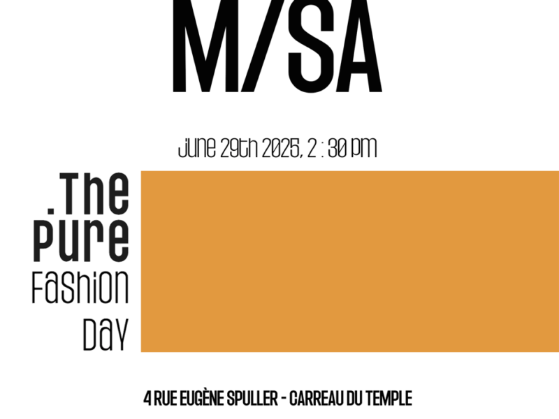 Participez à « The Pure Fashion Day » le 29 juin au carreau du temple !
