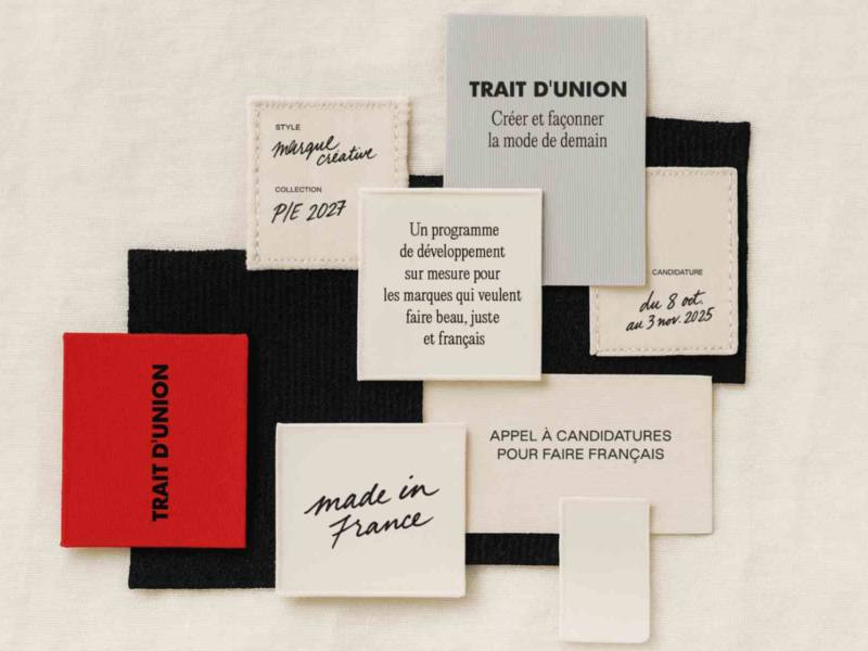 TRAIT D’UNION, le nouvel appel à candidatures pour créer et façonner la mode de demain