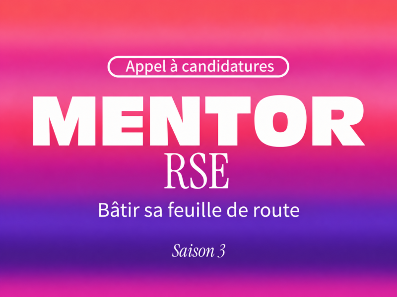Candidatez à MENTOR RSE 2026, le programme d’accompagnement de la FFPAPF soutenu par le DEFI